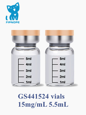 Tratamiento farmacéutico GS441524 del PAA GS para el gato 15mg/mL, 20mg/mL, 30mg/mL
