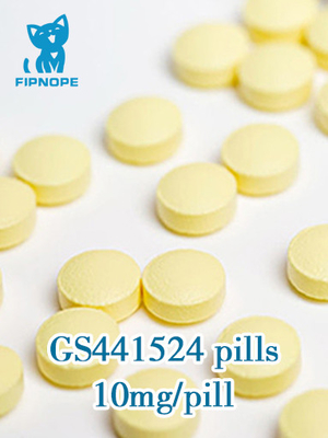 Curación de CAS 1191237-69-0 de las píldoras del gato FIPV GS-441524 para el PAA en gatos