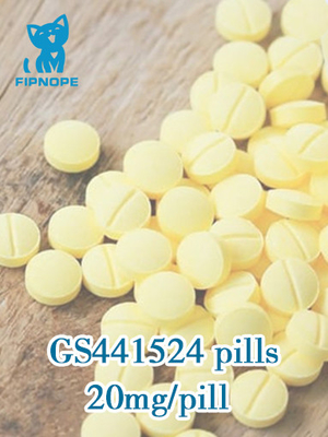Tabletas PIF infecciosas felinas del PAA GS-441524 de la peritonitis 40mg GS441 para el gato