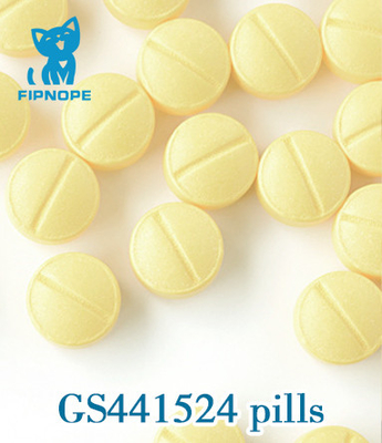 Grado farmacéutico Tratamiento eficiente Medicina GS441524 Comprimidos Tratamiento FIP para gatos