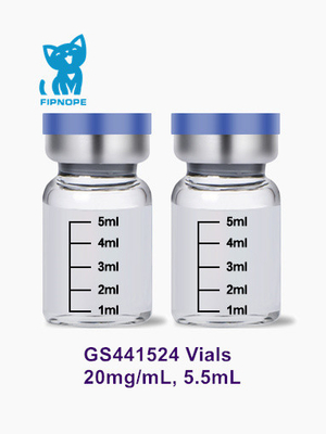 GS-441524 Ampola 20mg 5.5mL para el tratamiento de gatos con FIP, puerta a puerta